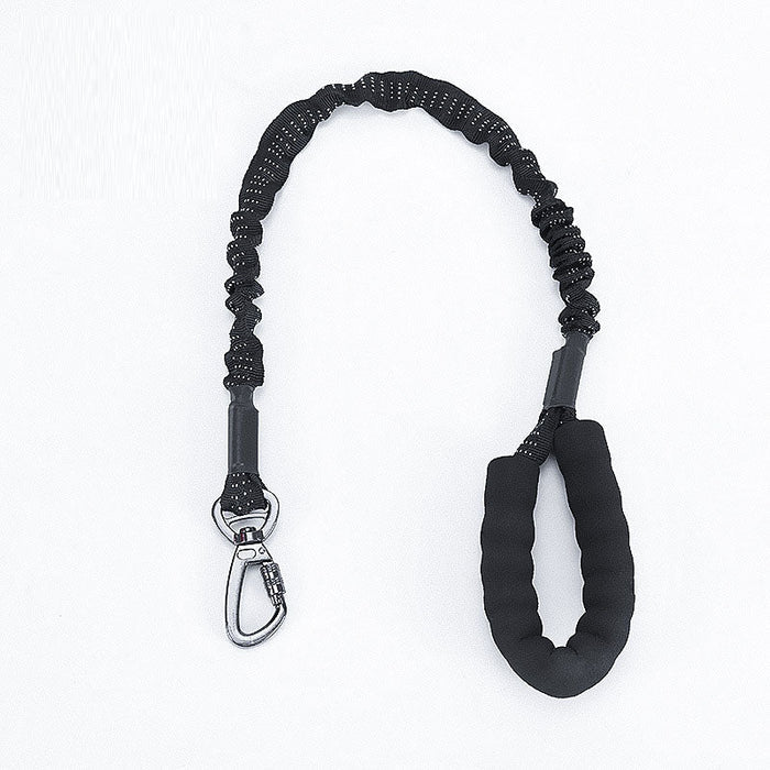 Heavy-duty dog leash with shock-absorbing bungee and handle, 80-105cm length, from dealonline.co.nz