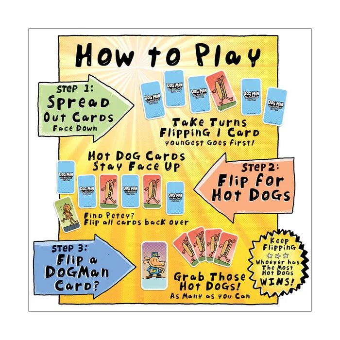 Dog Man: The Hot Dog Card Game by University Games Ages 5+