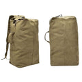 Khaki / Military-Style Duffel Bag / 55cm x 30cm x 20cm