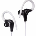 White 9eight5 earphones for phones and tablets with in-ear design and inline microphone, displayed on a neutral background.
