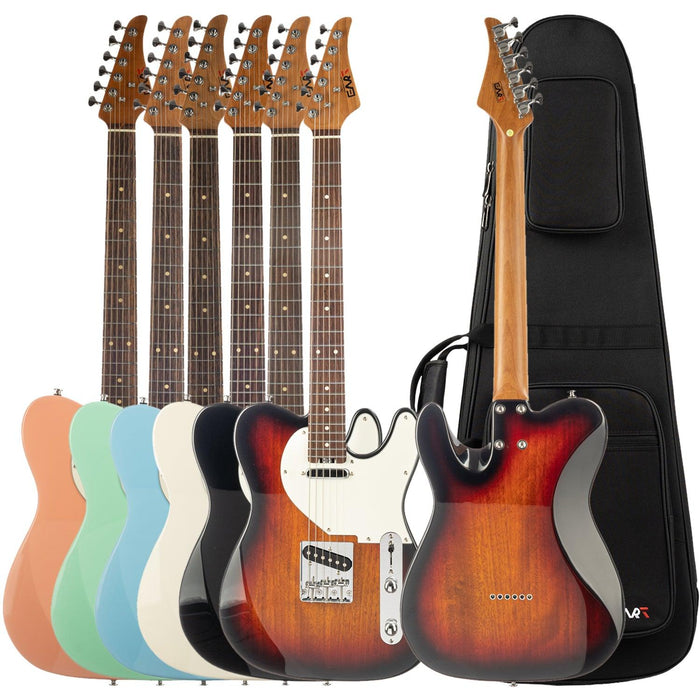 EYP-TLC_main_image EART Guitars, EYP-TLC Electric Guitar with Roasted Mahogany Body, Maple Neck，Stainless Steel Frets