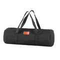 ECOTREK canvas tent stake bag holding camping pegs and hammer, portable outdoor gear storage accessory for camping trips
