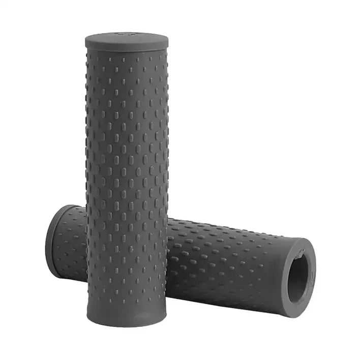 Dark grey Habicare HBC electric scooter handlebar grip with textured surface for secure grip and comfortable ride.