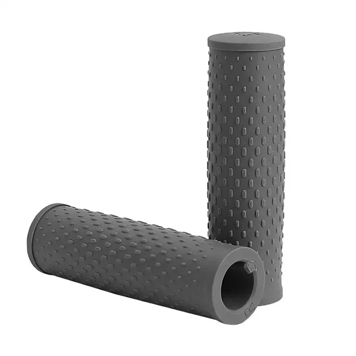 Dark grey Habicare HBC electric scooter handlebar grip with textured surface for a secure, comfortable fit.