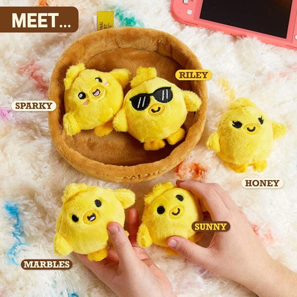 Emotional Support Chickies Set of 5 Plush Toys by What Do You Meme - Owl & Goose Gifts
