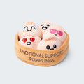 Emotional Support Dumplings Set of 5 Plush Toys by What Do You Meme - Owl & Goose Gifts