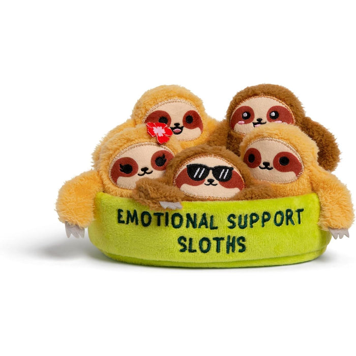 Emotional Support Sloths Set of 5 Plush Toys by What Do You Meme