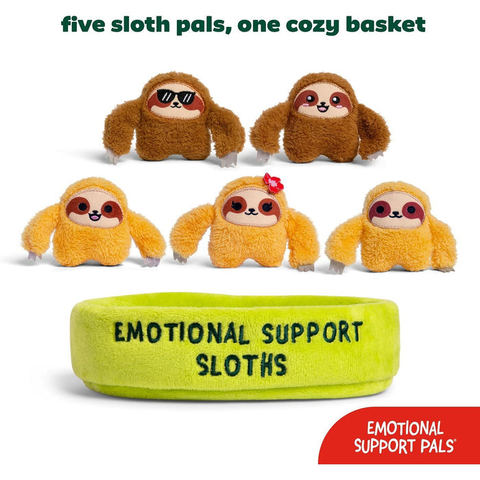 Emotional Support Sloths Set of 5 Plush Toys by What Do You Meme