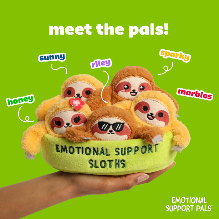 Emotional Support Sloths Set of 5 Plush Toys by What Do You Meme