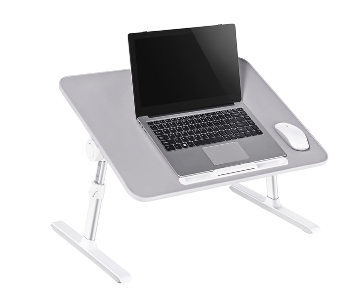 Sue-e Furniture Ergomax foldable laptop desk showing a compact, portable office furniture piece with a sleek surface and foldable design.