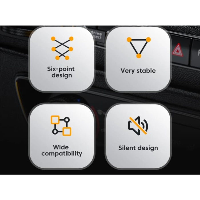Essager mobile phone holder by 9eight5, adjustable stand for phones and tablets, with a sleek design and secure grip.