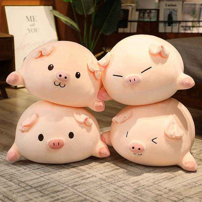 Evie: Chonky Chubby Piggy Plushie | Stuffed Animal Pig - Goodlifebean Stuffed Animals