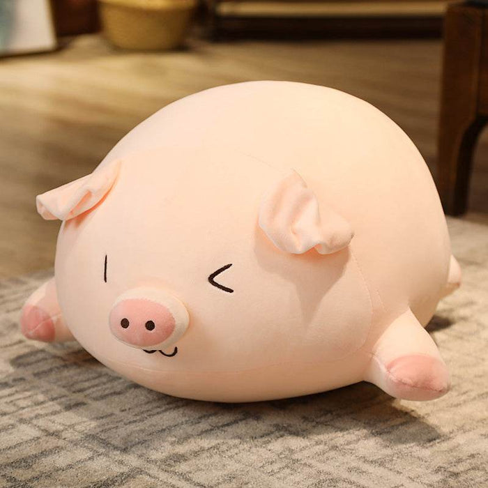 Evie: Chonky Chubby Piggy Plushie | Stuffed Animal Pig - Goodlifebean Stuffed Animals