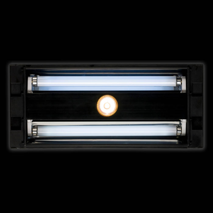 Exo Terra 18 inch Dual Top Fluorescent & Halogen Terrarium Canopy