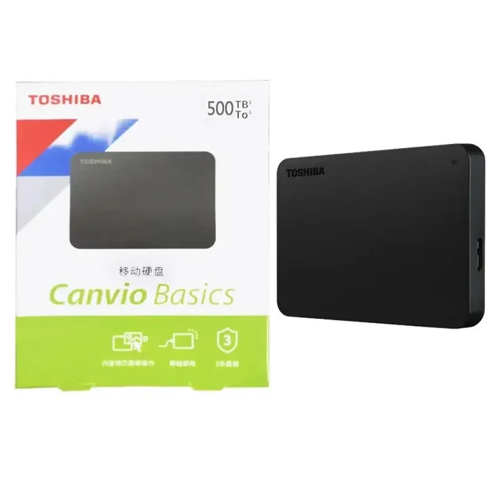 Habicare external TWS hard drive with 500GB to 2TB capacity, USB 3.0 interface, compact storage device.