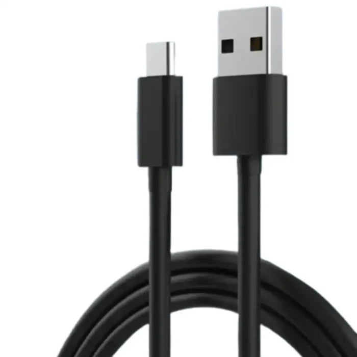 Habicare TWS fast charge cable connected to Motorola Moto G and Fusion Plus smartphones for quick charging.