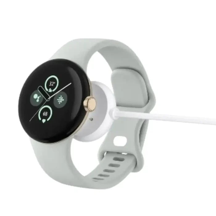 Habicare TWS fast charger cable for Google Pixel Watch 2, showing the compact, durable charging cable with connector for smartwatch charging.