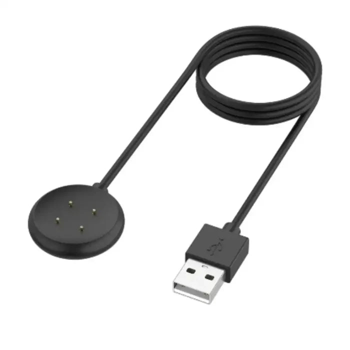 Habicare TWS fast charger cable for Google Pixel Watch 2, with a close-up view showing the cable's connectors and build quality.