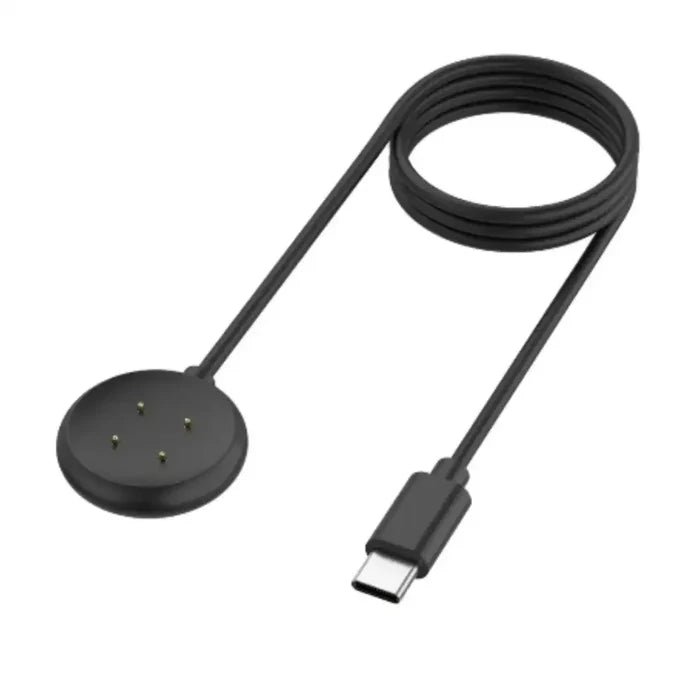 Habicare TWS fast charger cable for Google Pixel Watch 2, showing the compact cable with connectors for quick charging.