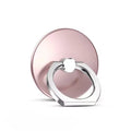 Pink Finger Grip accessory for phones and tablets by 9eight5, shown attached to a device for secure handling.