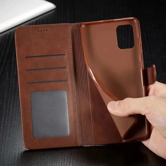 9eight5 flip case for iPhone 11 in five colors, showing the stylish phone case with open front cover and protective design.