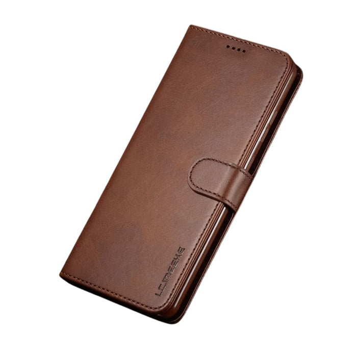 9eight5 flip case for Samsung Galaxy Note 20, protective phone case with card slots and textured exterior.