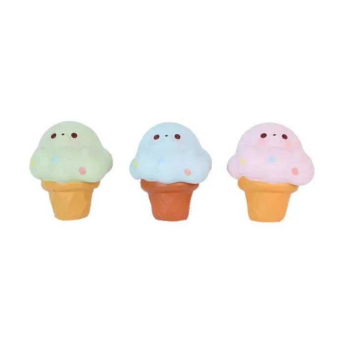 Fluffmellies 4 Inch Seal Ice Cream - Scented Slow Rise Squishy Toy