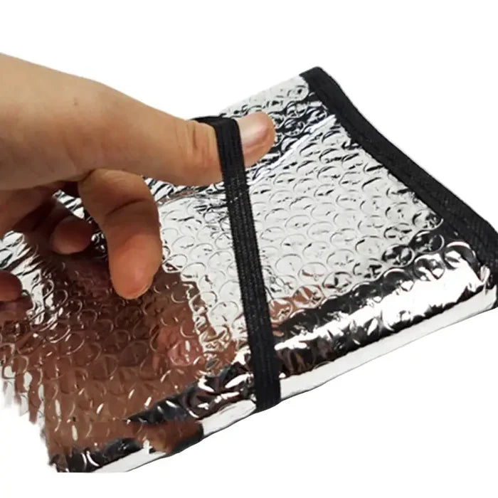 Habicare HBC foldable car windshield sunshade in various sizes, lightweight and reflective for keeping car interior cool