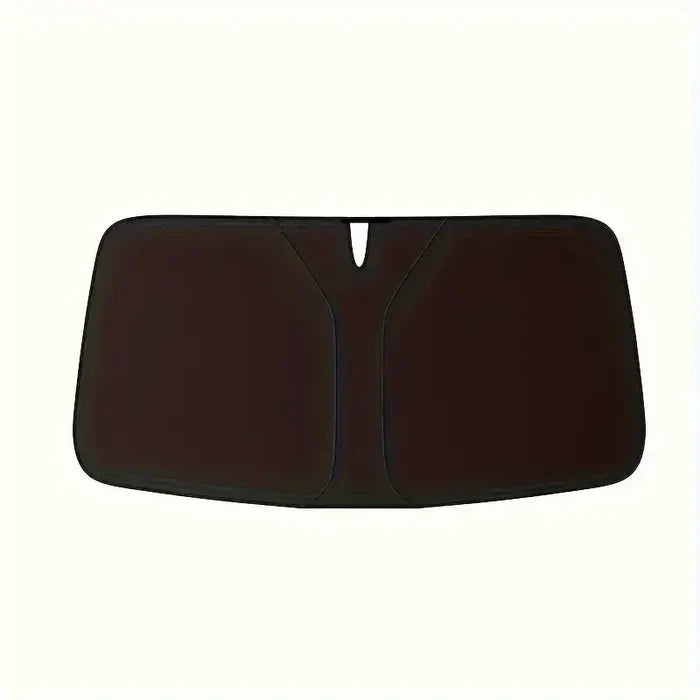 HBC Habicare folding car window sunshade cover in 140x70cm, designed to block sunlight and reduce heat inside the vehicle.