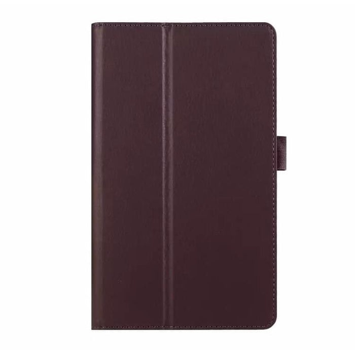 Brown full-body case for Samsung Galaxy Tab A 10.1” (2016) T580/T585, made by 9eight5, shown on a tablet.