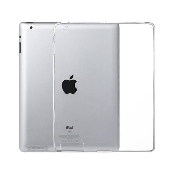 Clear full-body cover for iPad 2, 3, and 4 9.7-inch tablets by 9eight5, shown on a tablet with protective design