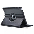 Black full-body iPad cover for 5th and 6th gen, Air, and Air 2, by 9eight5, shown on a 9.7-inch tablet.