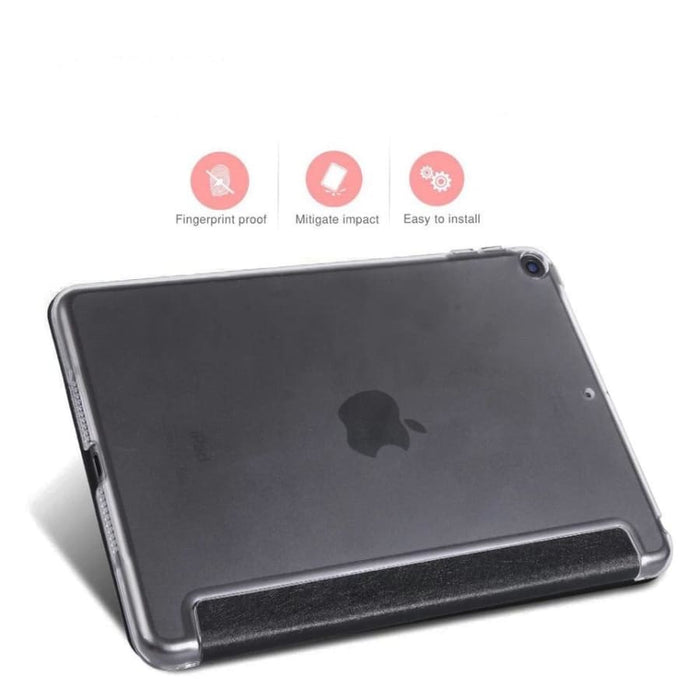Sky blue full-body cover for iPad 7th, 8th, 9th generation 10.2-inch from 9eight5, showing the protective case on the tablet.