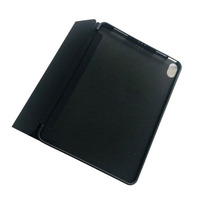 Black full body cover for iPad Air 4th and 5th generation, 10.9-inch by 9eight5, protecting the tablet from scratches and impacts.