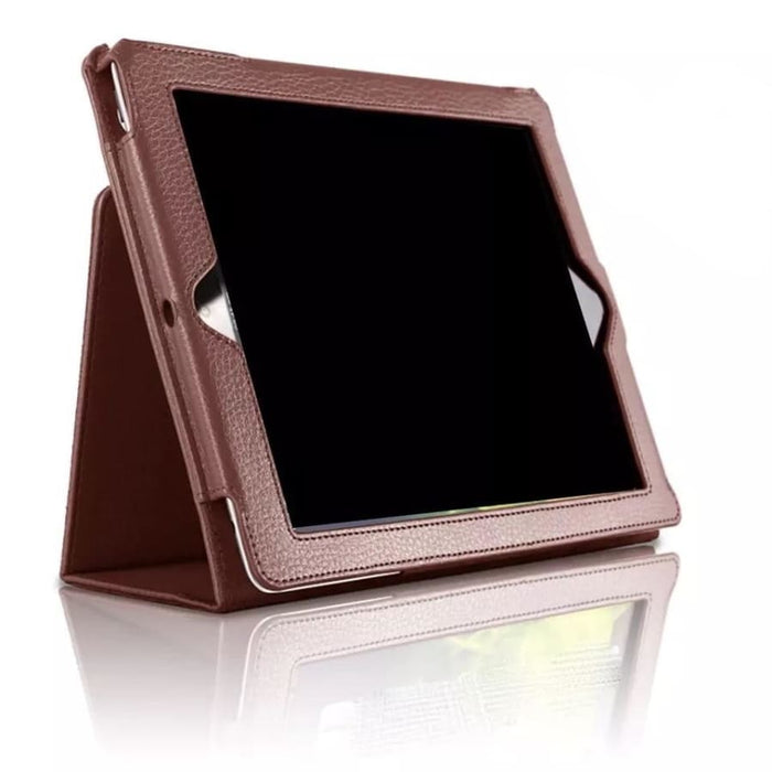 Brown full-body cover for iPad Mini 1, 2, and 3 by 9eight5, showcasing a snug protective case with a smooth finish.