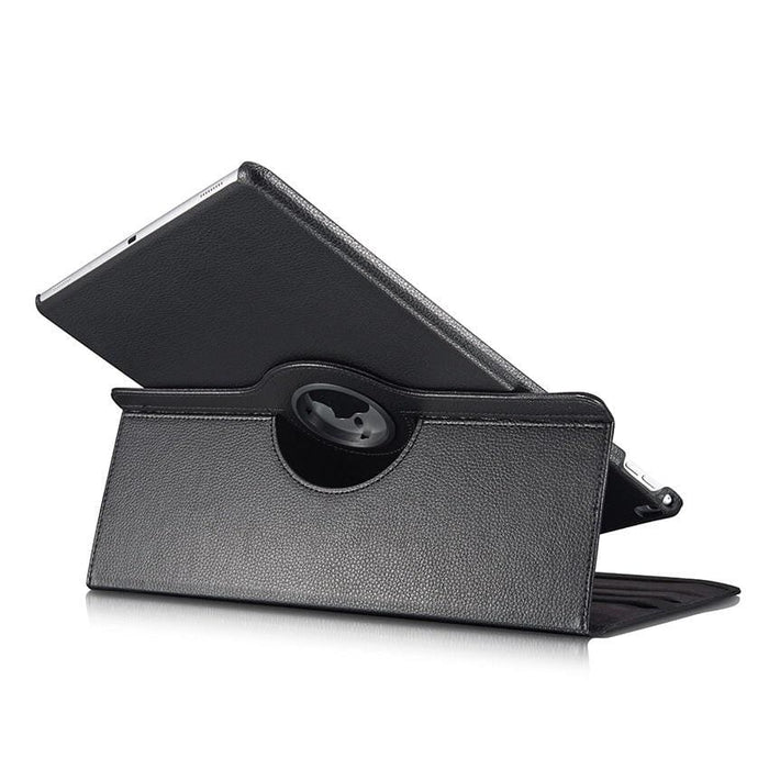 Black 9eight5 full-body cover for iPad Pro 12.9” 1st and 2nd gen, protective tablet case with full coverage and precise cutouts.
