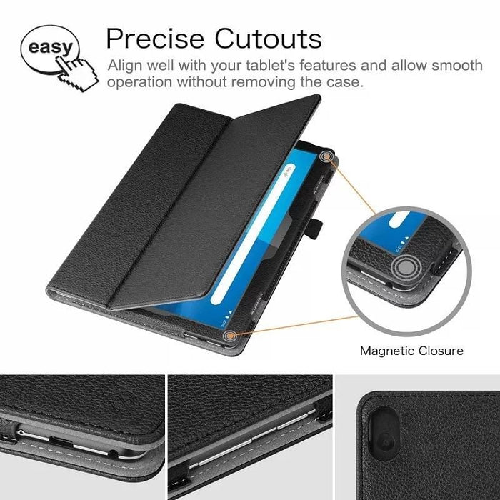 Black full-body protective cover for Samsung Galaxy Tab 3 10.1-inch GT-P5200, P5210, and P5220 tablets by 9eight5.