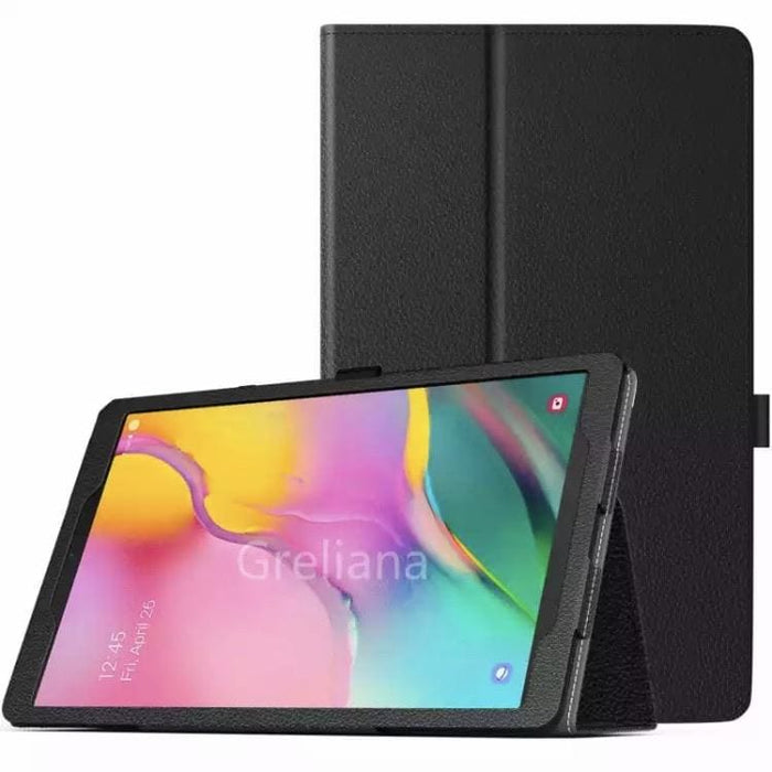 Black full-body cover for Samsung Galaxy Tab A 10.1” (2019) T510/T515 by 9eight5, showing tablet with protective case.