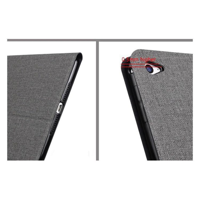 Grey full-body protective cover for Samsung Galaxy Tab Pro 8.4-inch T320/T325 by 9eight5, showing the tablet with the cover on.