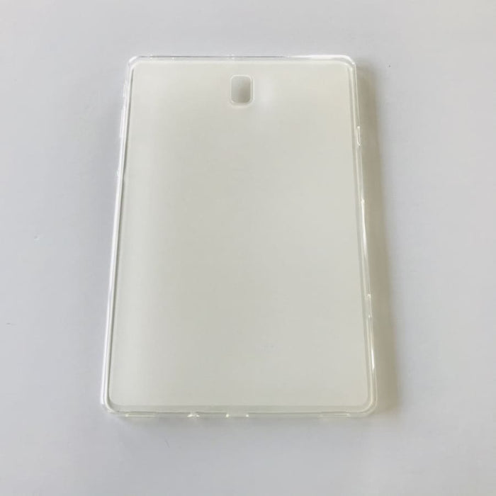 Clear full-body cover for Samsung Galaxy Tab S4 10.5-inch T830/T835 by 9eight5, showing the sleek transparent tablet protection.
