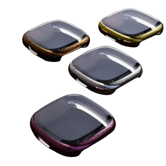 Habicare full cover TWS watch case for Fitbit Sense 2, protective accessory with precise cutouts and sleek design.