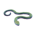 Ganz 18 Inch Shimmer Creatures Snake - Articulated Fidget Toy - Assorted