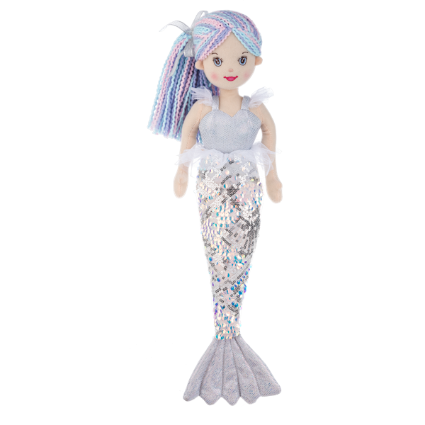 Ganz 18 Shimmer Cove Mermaid Plush Doll Toy - Cascade