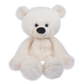 Ganz 9 Inch Wooly Bear Plush Teddy Bear Toy - Cream