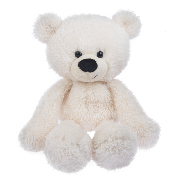 Ganz 9 Inch Wooly Bear Plush Teddy Bear Toy - Cream
