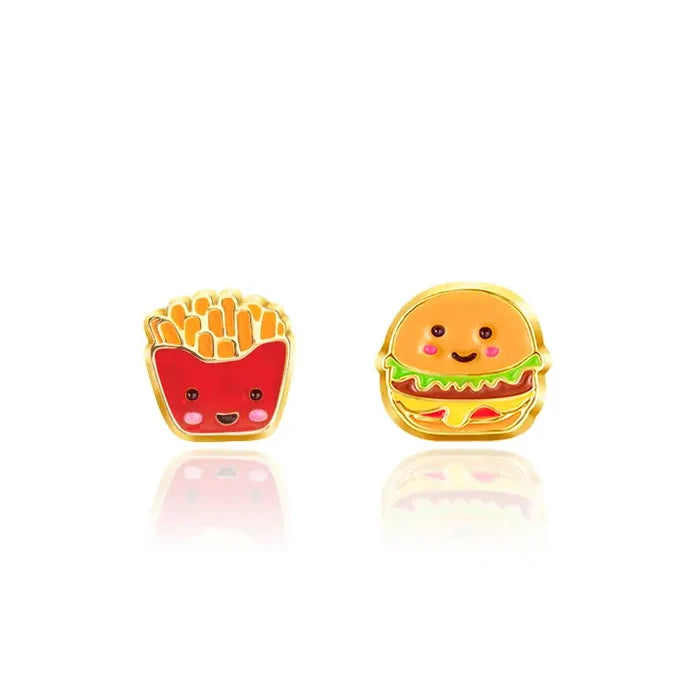 Girl Nation: The Perfect Pair Fast Food Stud Hypoallergenic Earrings