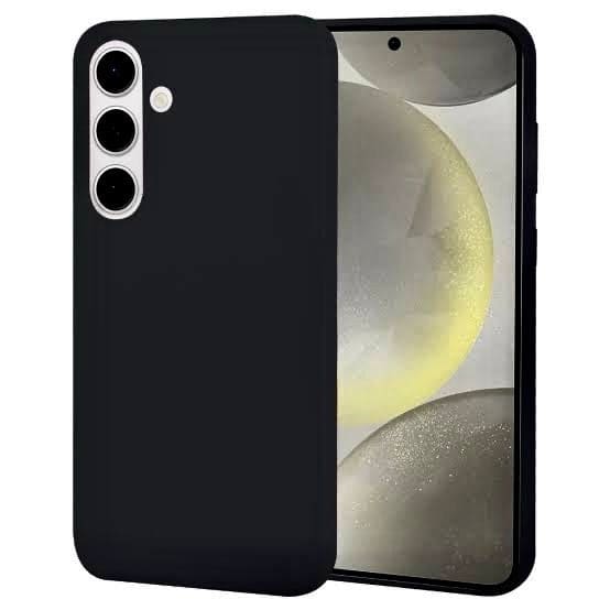 Black Goosperry phone case for Samsung Galaxy S25 by 9eight5, shown on a Samsung Galaxy S25 smartphone.