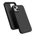 Black Goospery phone case for iPhone 15 Plus (6.7-inch) by 9eight5, showing a sleek protective cover with precise cutouts.