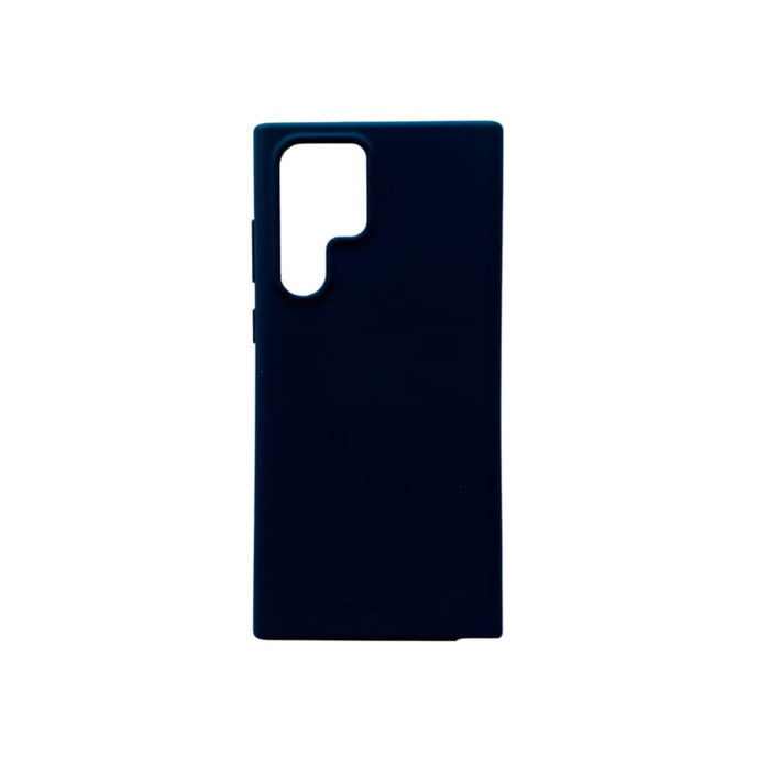 Black Goospery phone case for Samsung Galaxy S22 Ultra by 9eight5, showing the protective cover with textured finish.