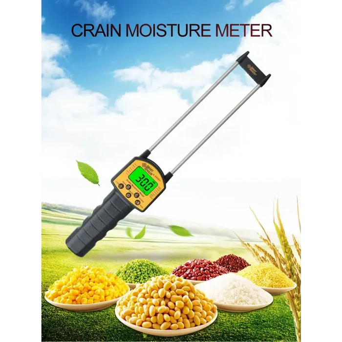 Digital HBC Grain Moisture Meter by Habicare with smart sensor for accurate moisture measurement in grains.